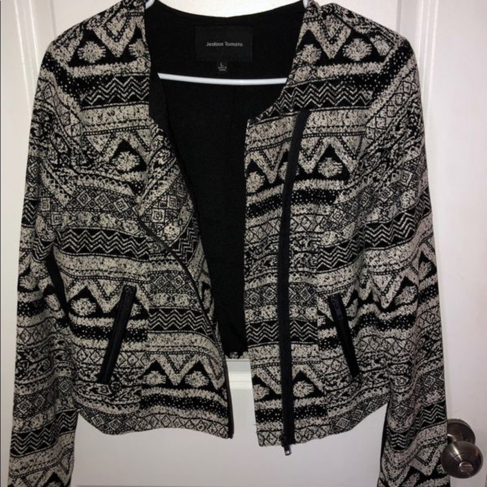 Aztec Printed Jacket - Picture 2 of 3